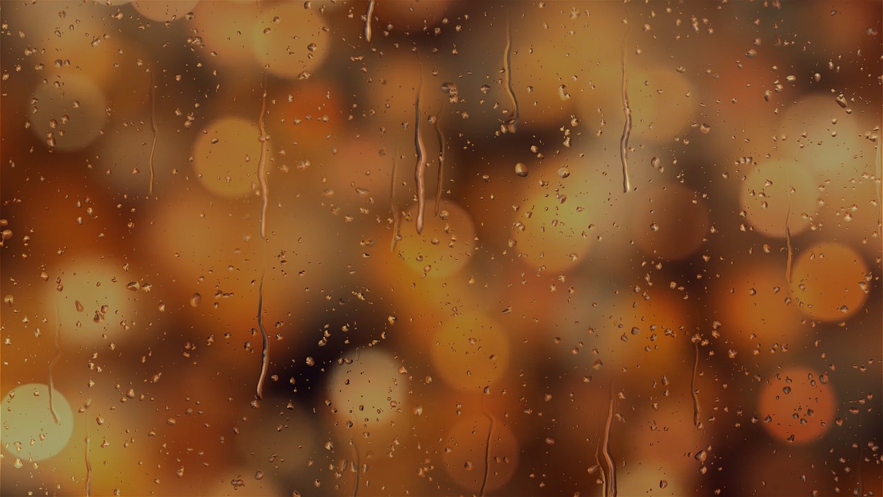 Background Bokeh Rain wallpaper