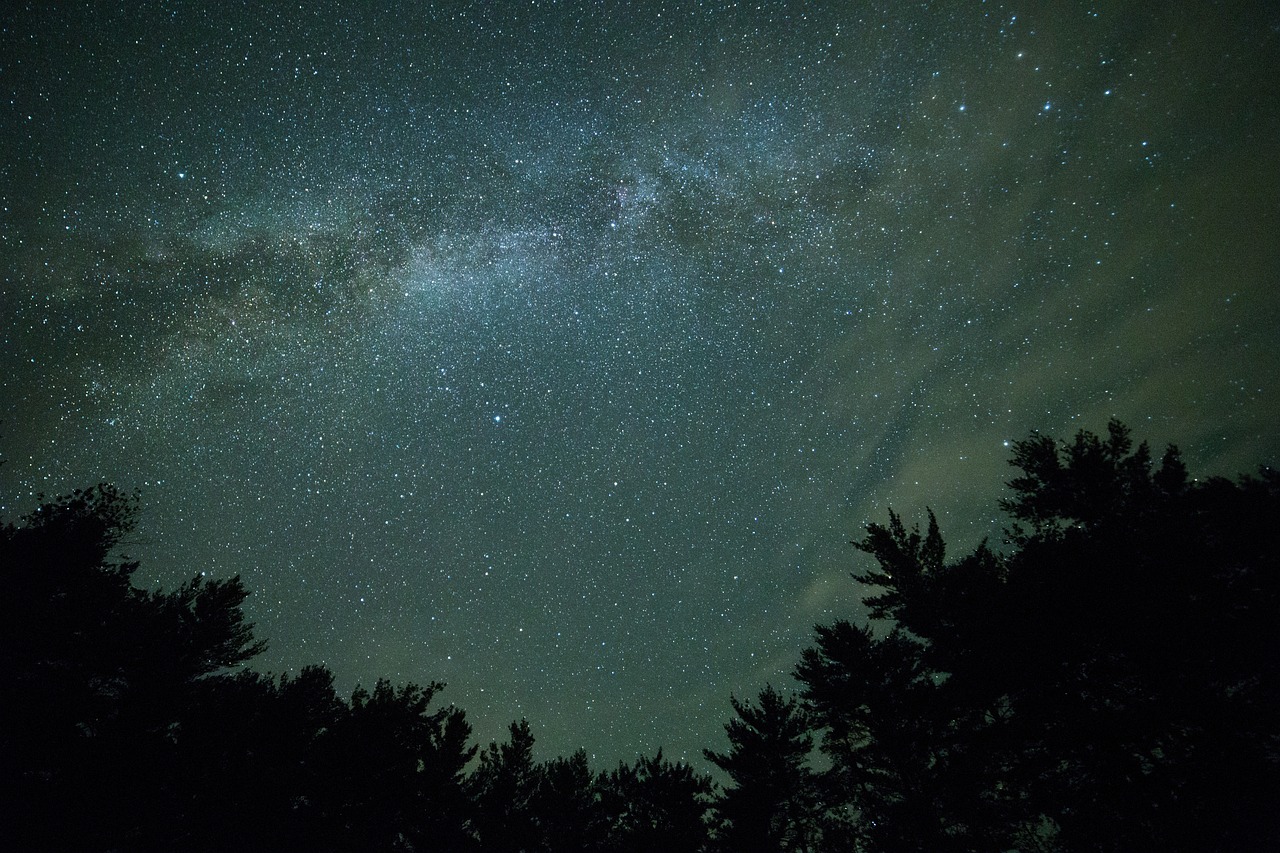 Dark Milky Way Night wallpaper