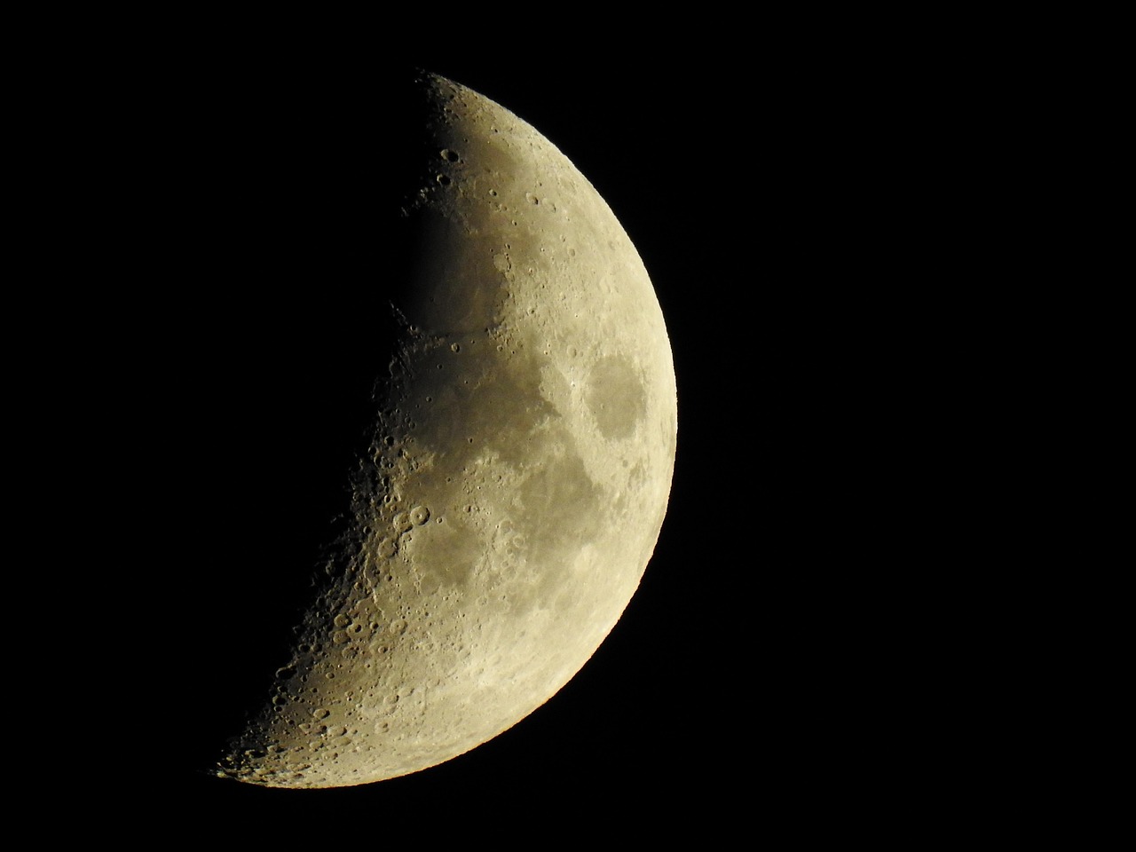 Moon Night Half Moon wallpaper