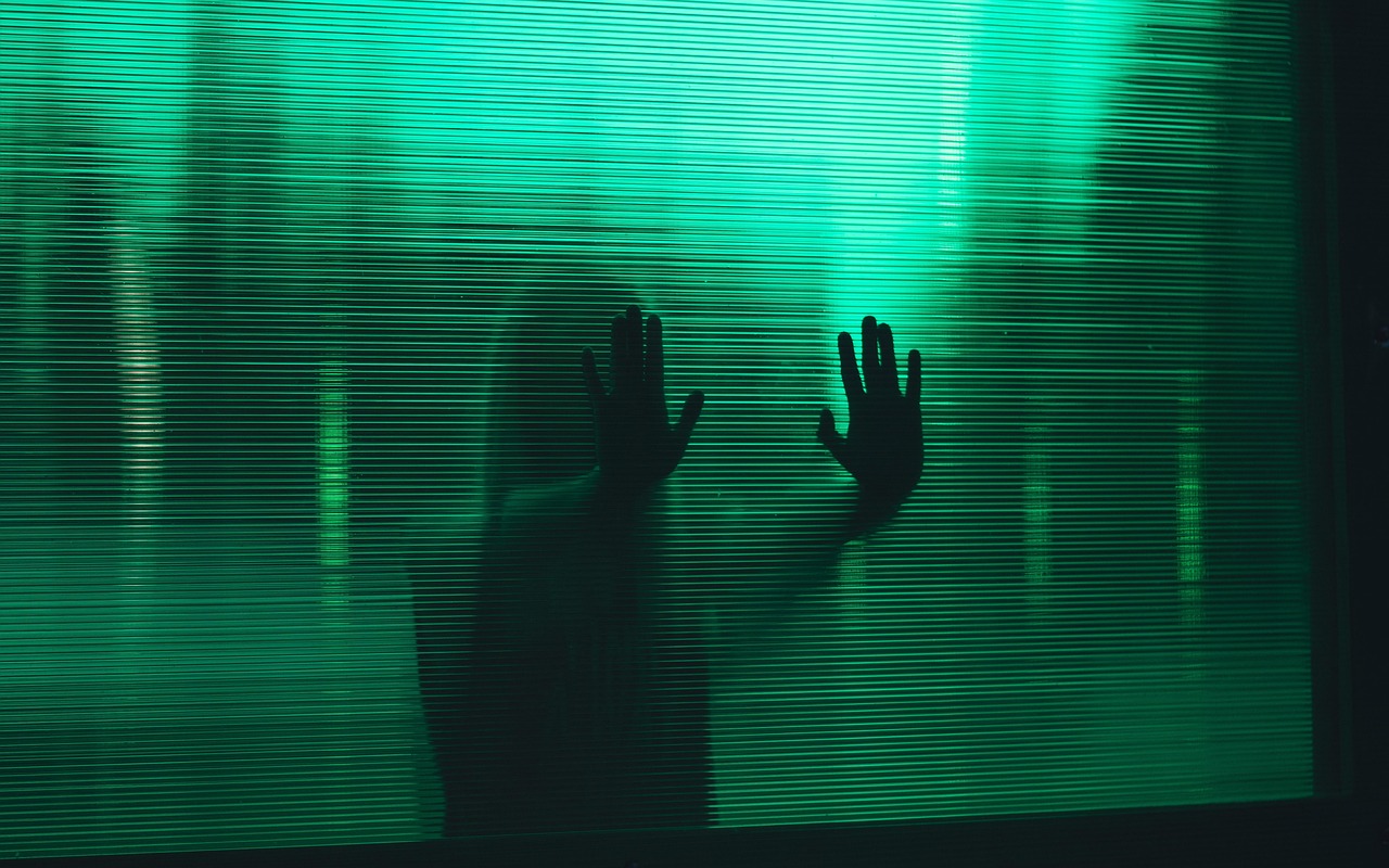 Glass Hands Palm wallpaper