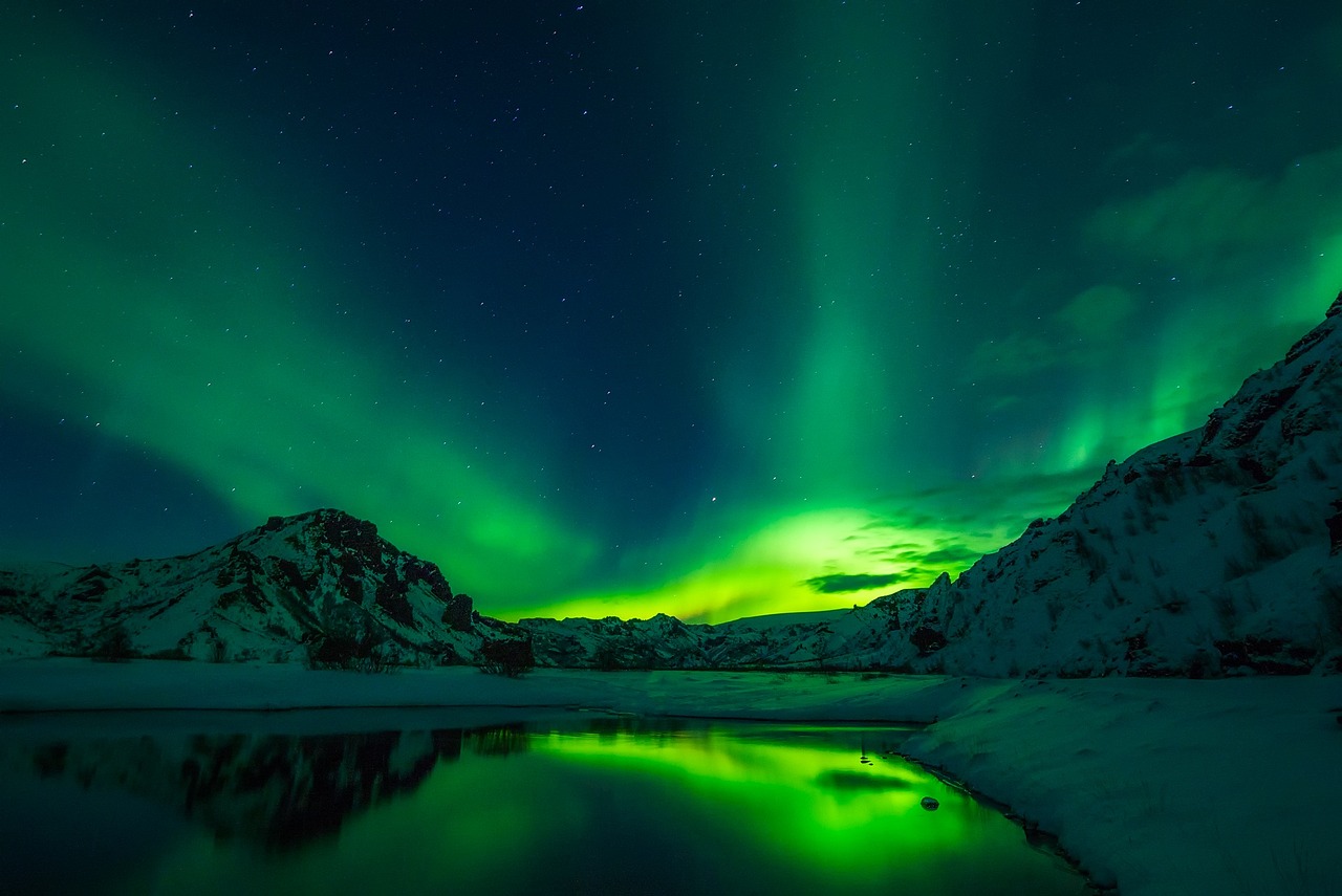 Iceland Aurora Borealis Northern Lights wallpaper