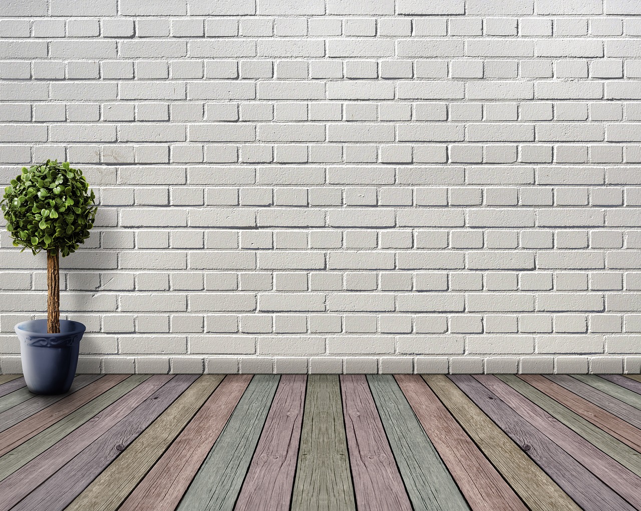Space Empty Wooden Floor wallpaper