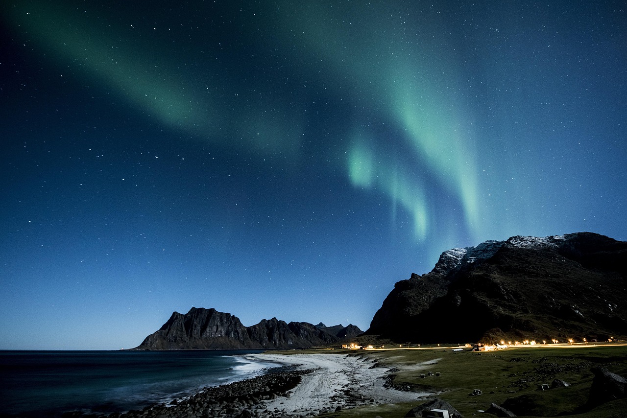 Aurora Borealis Norway Night wallpaper
