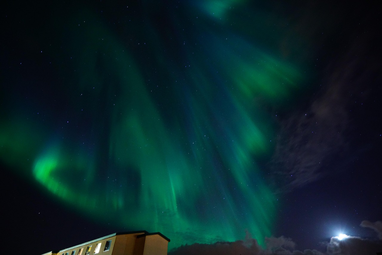 Aurora Northern Lights Sky wallpaper