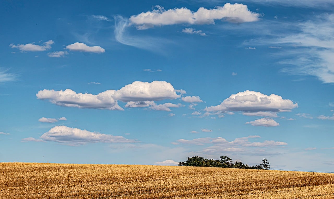 Sky Clouds Rural wallpaper