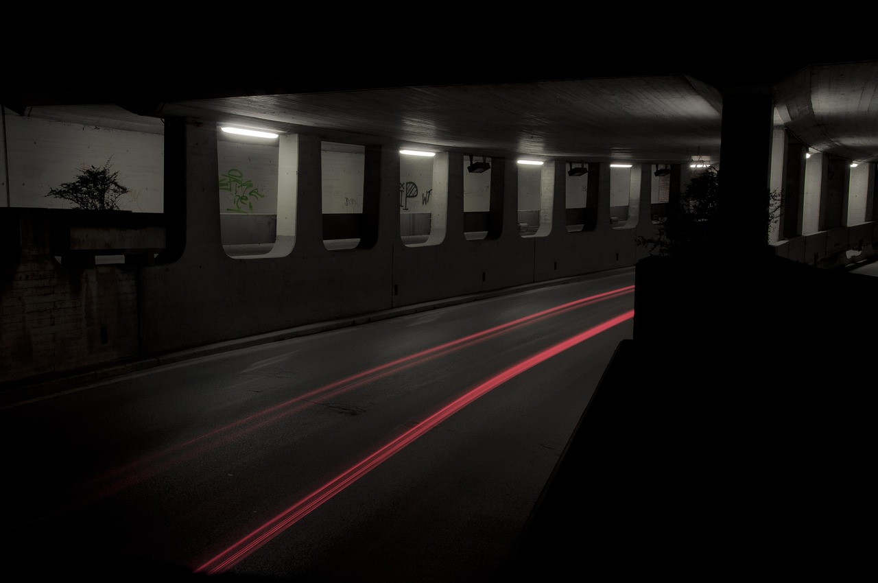 Tunnel Underpass Light wallpaper