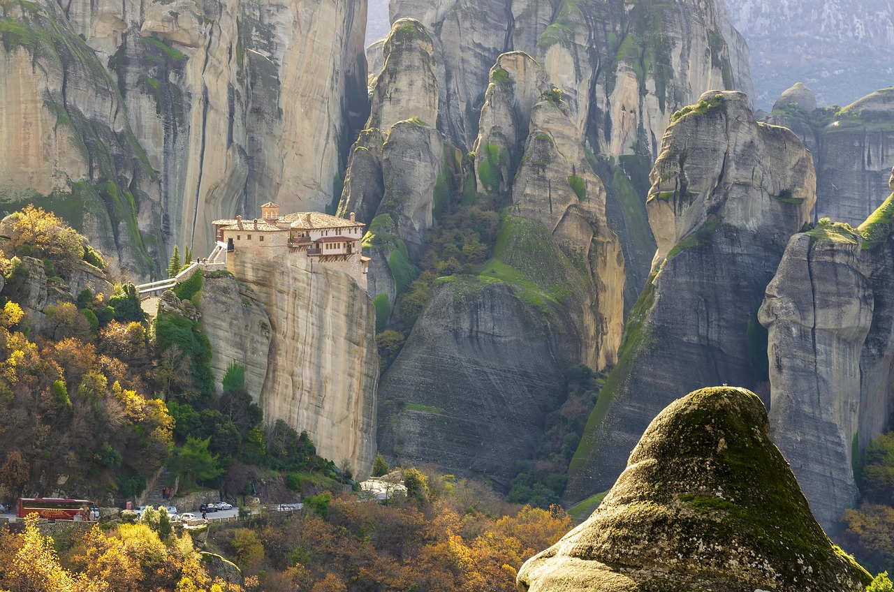 Meteora Greece Monastery wallpaper