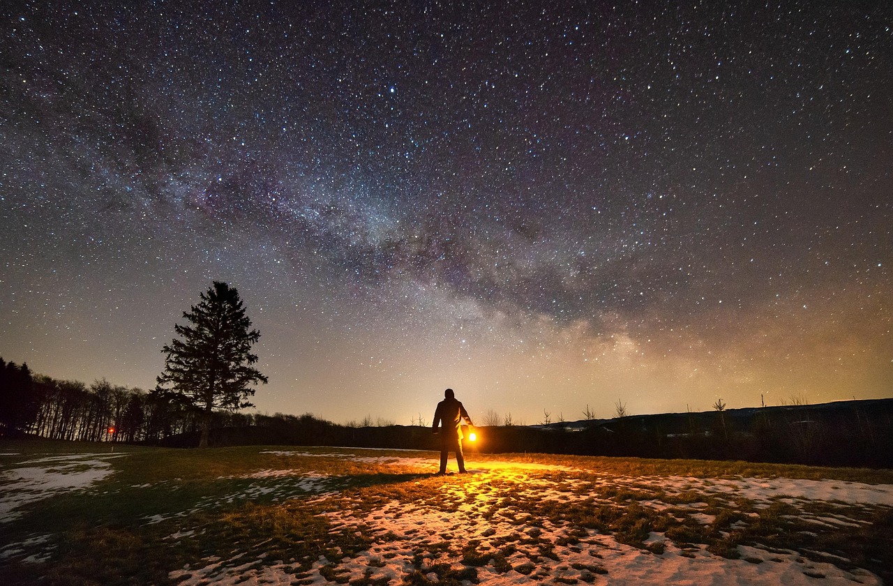 Milky Way Night Stars wallpaper