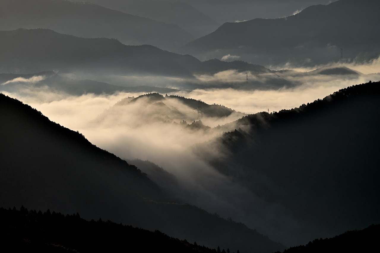 Sea Of Clouds Mountain Natural wallpaper