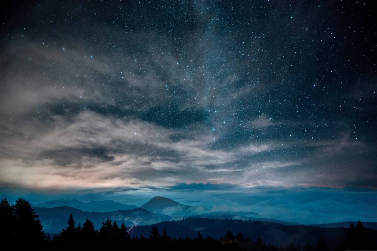 Landscape View Stars wallpaper