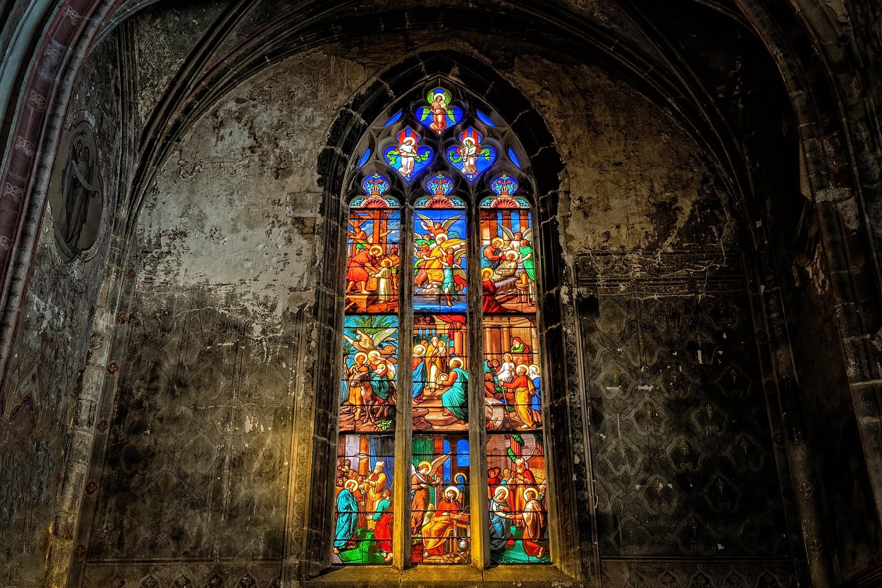 Church Stained Glass Cathedral wallpaper