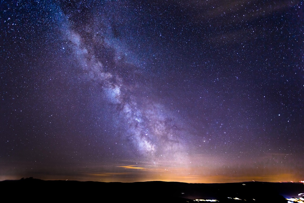 Starry Sky Milky Way Night Sky wallpaper