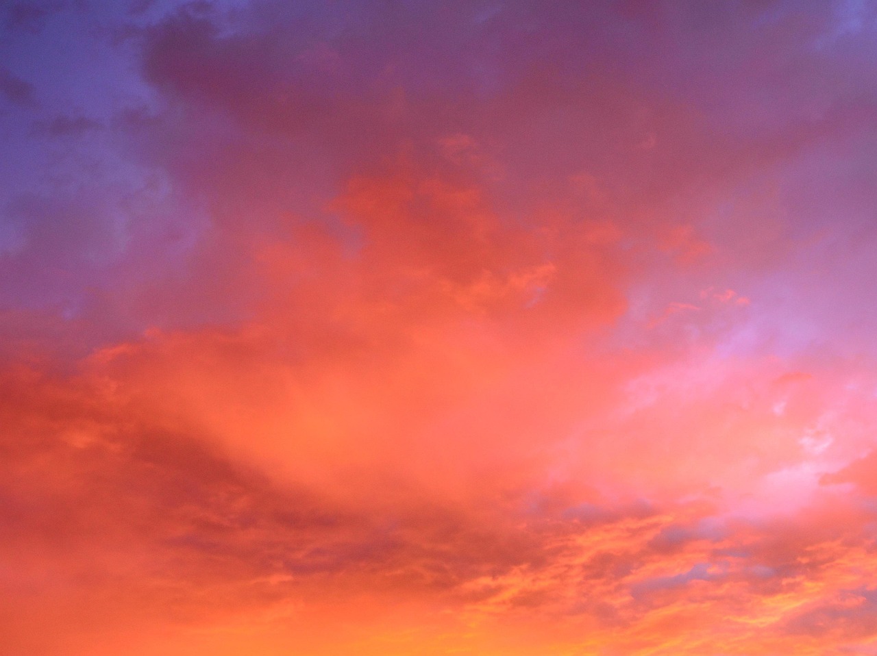 Heaven Red Orange wallpaper