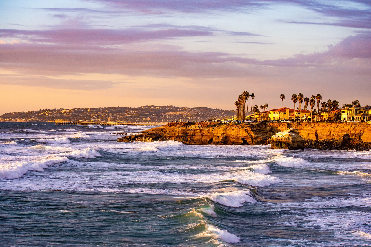 Sunset Cliffs San Diego Cali wallpaper