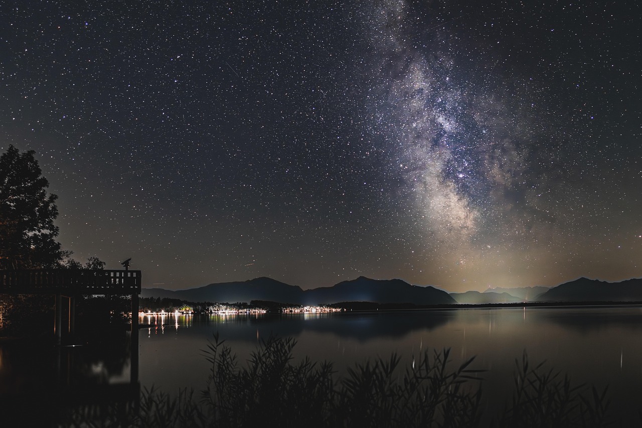 Milky Way Universe Night Sky wallpaper