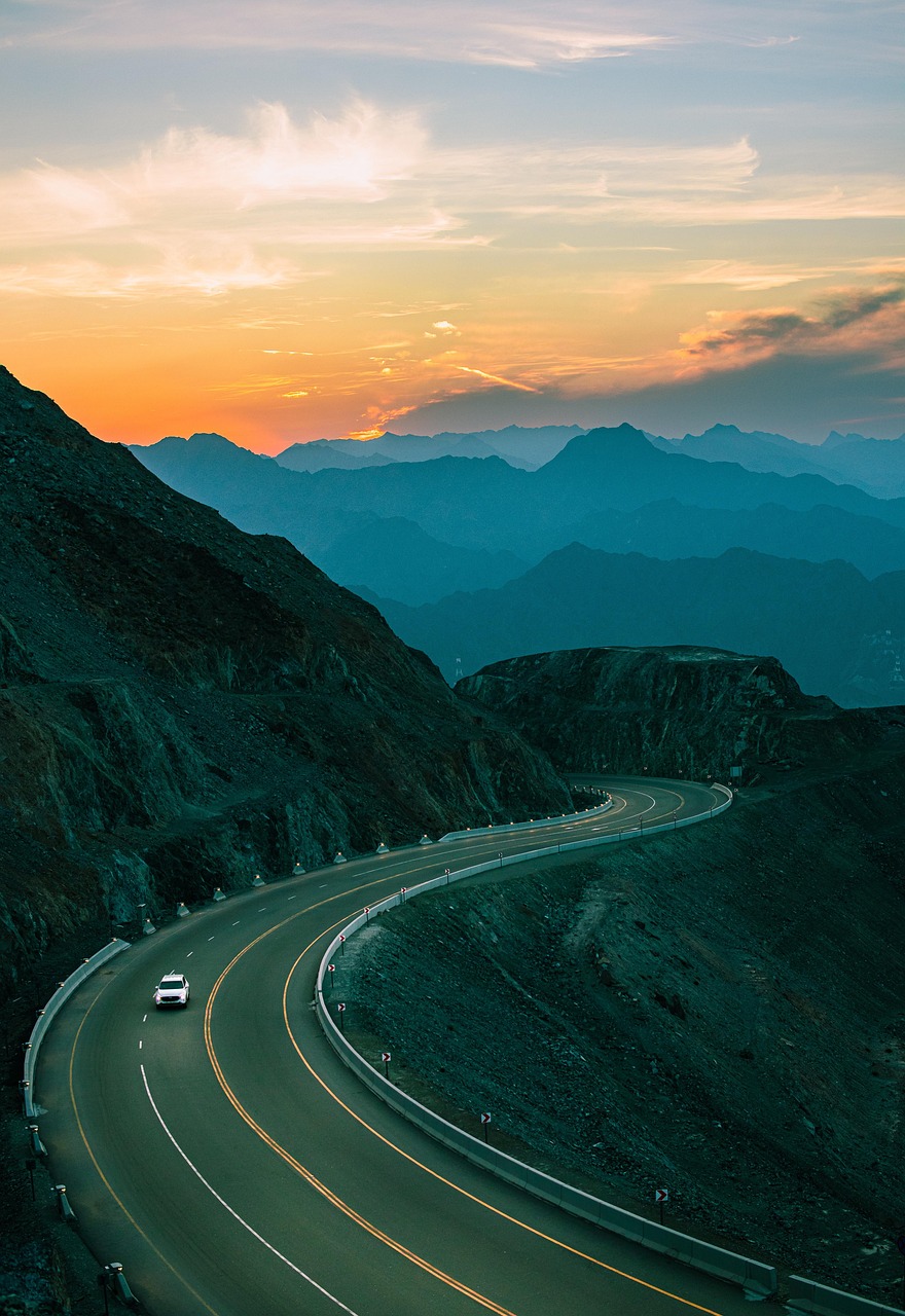 Road Mountain Landscape wallpaper