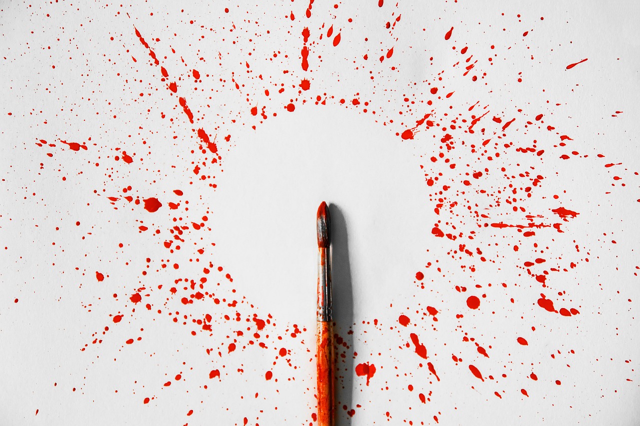 Paint Brush Splash wallpaper