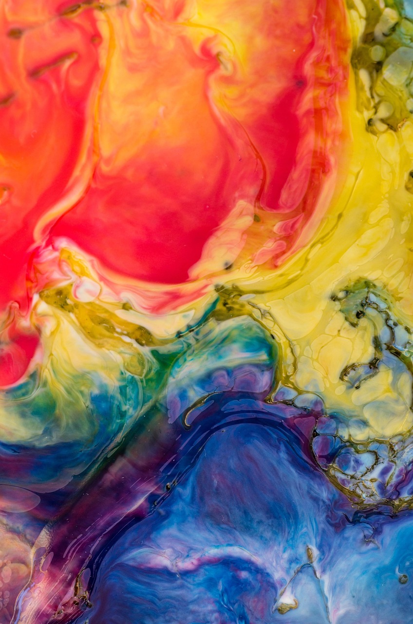 Art Multicoloured To Dye wallpaper