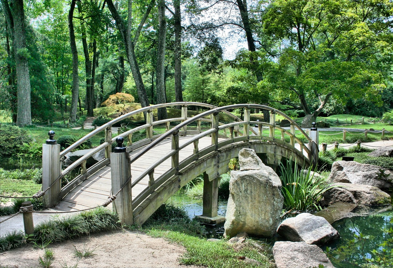 Bridge Park Garden wallpaper