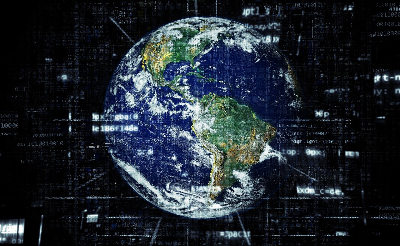 Earth Internet Globalization wallpaper