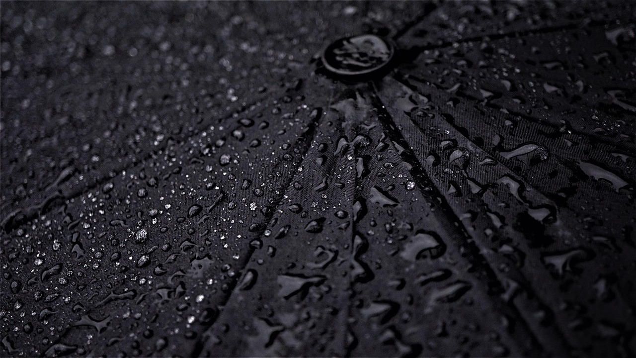 Umbrella Rainy Weather Background wallpaper