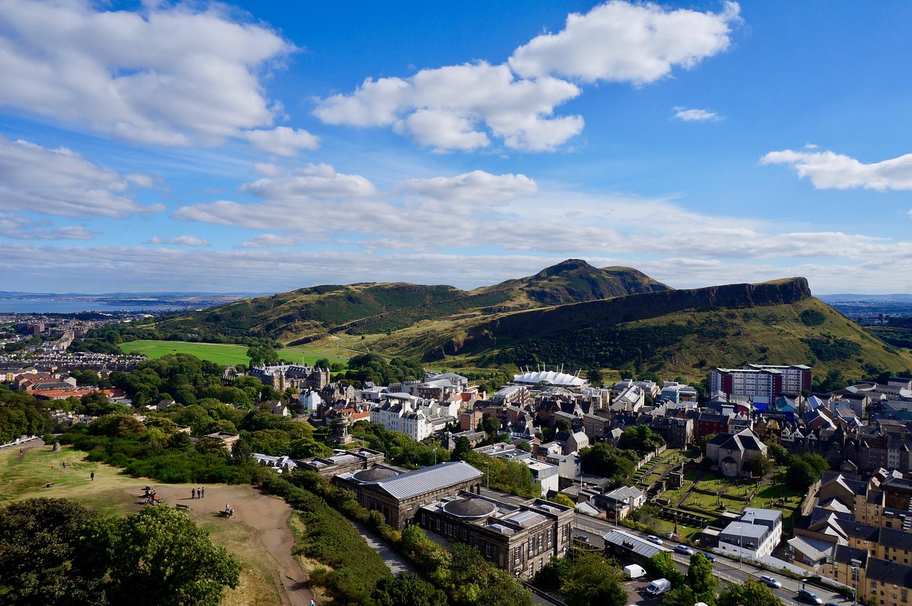 Edinburgh Arthur's Seat Hills wallpaper
