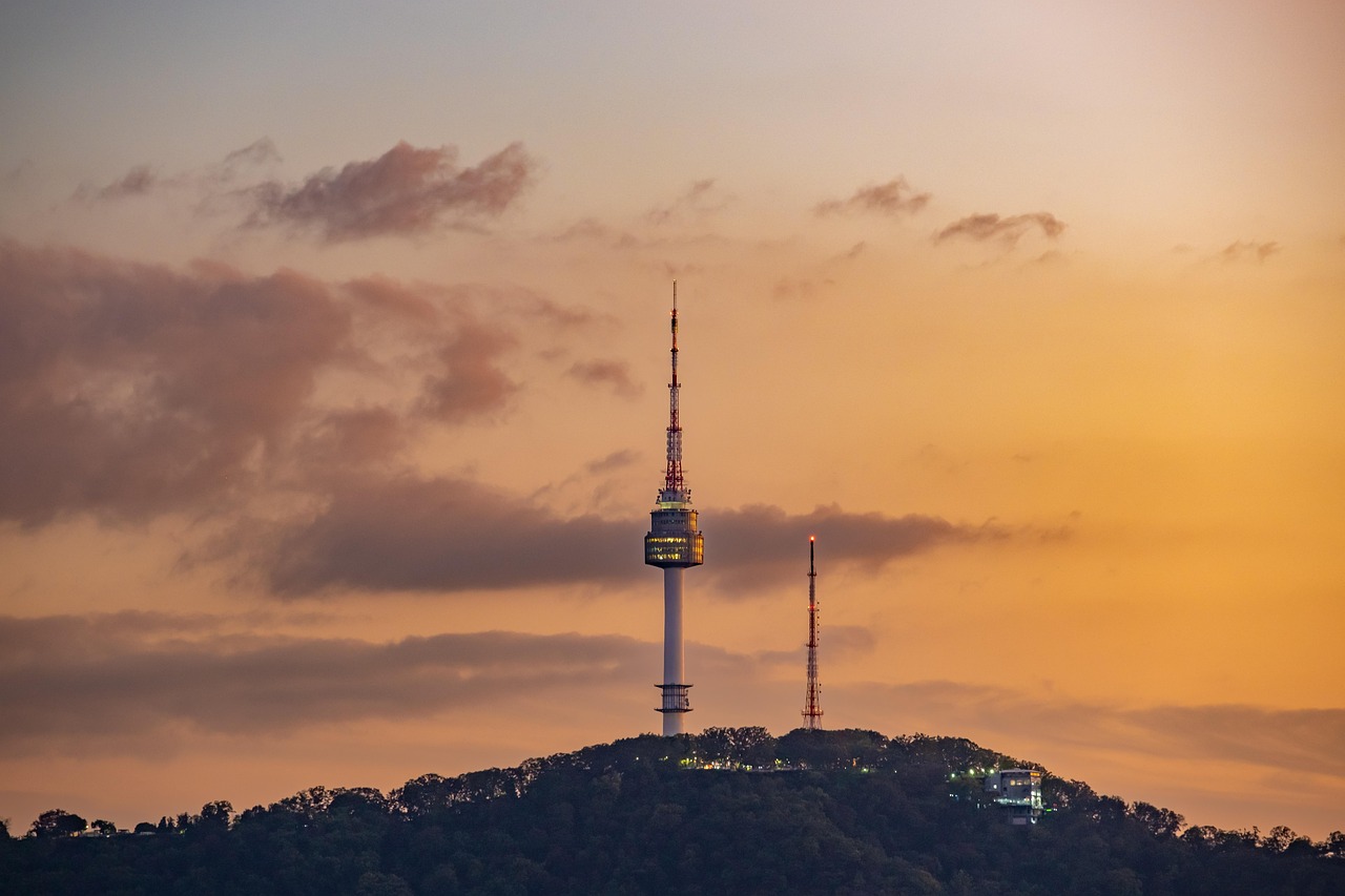 Night View Dark Seoul wallpaper