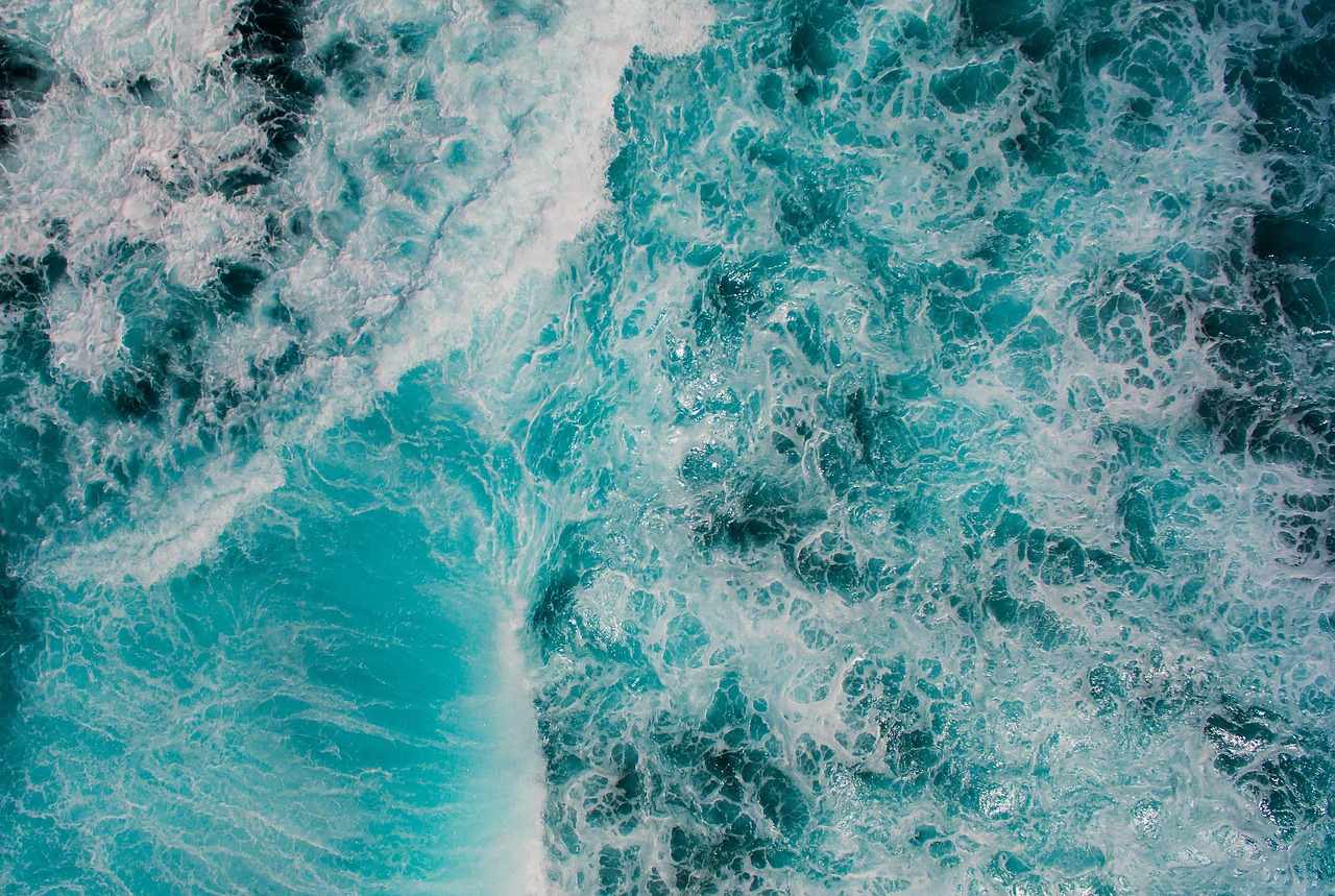 Sea Ocean Blue wallpaper