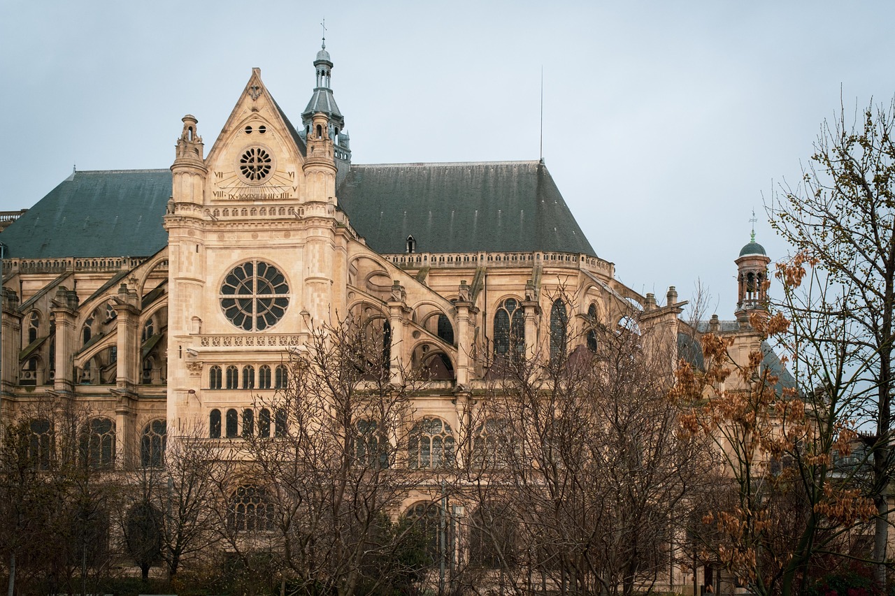 City Church Facade wallpaper