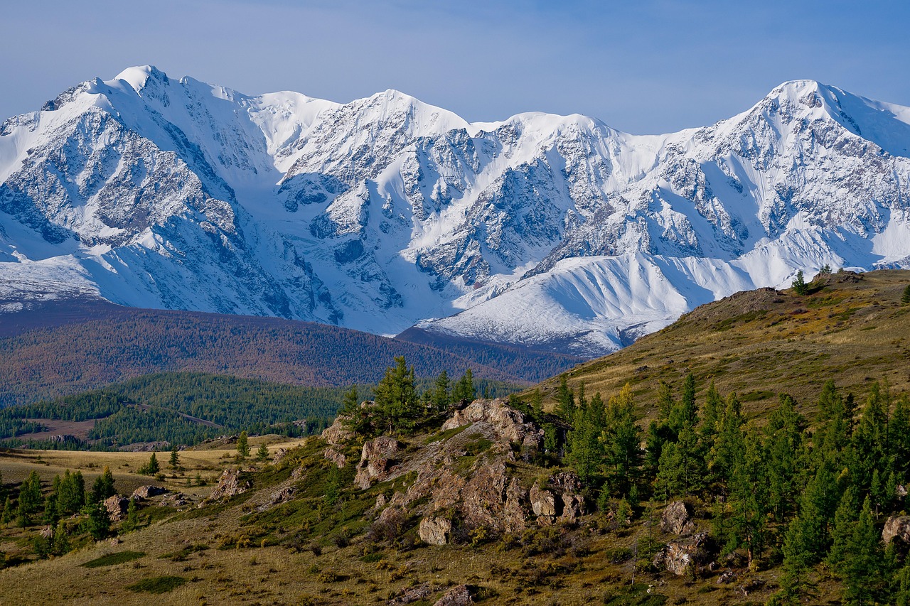Altai Mountains Autumn wallpaper
