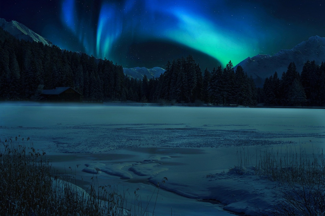 Northern Lights Aurora Night wallpaper