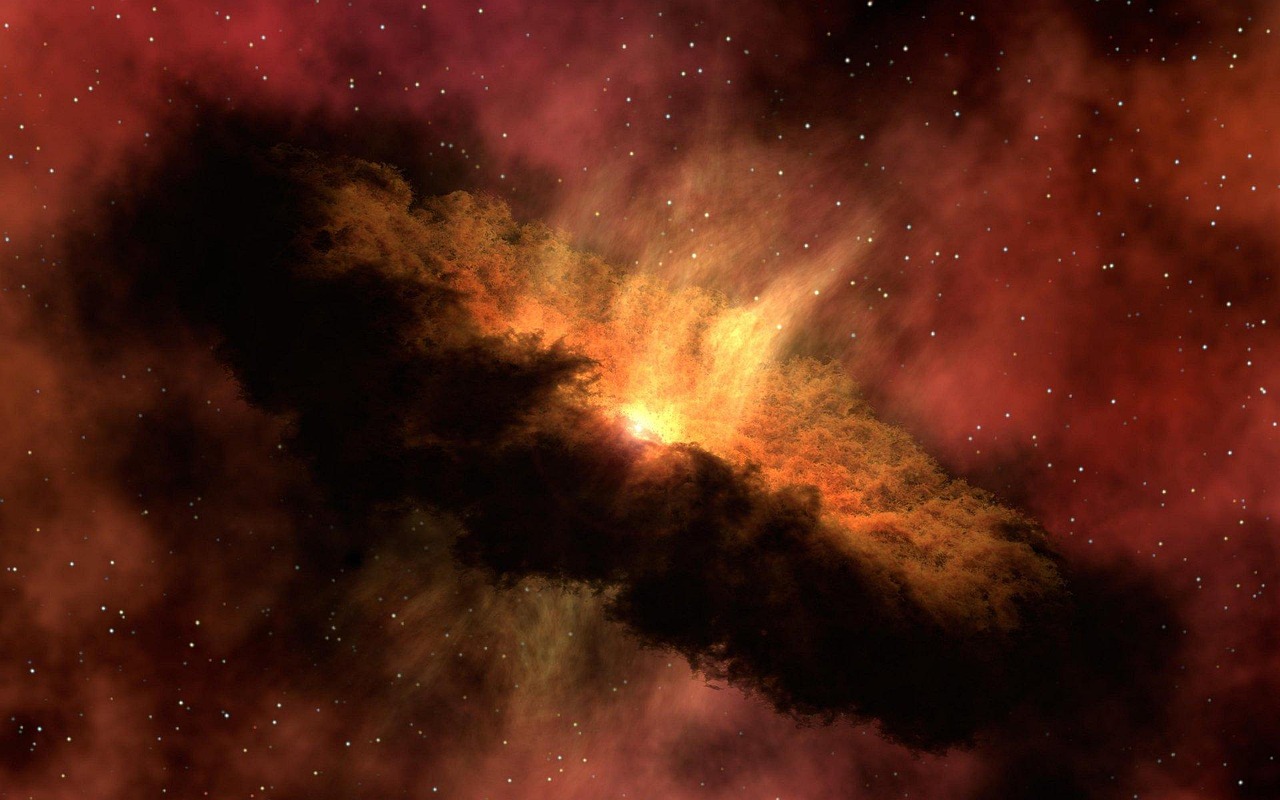 Galaxy Big Bang Explosion wallpaper