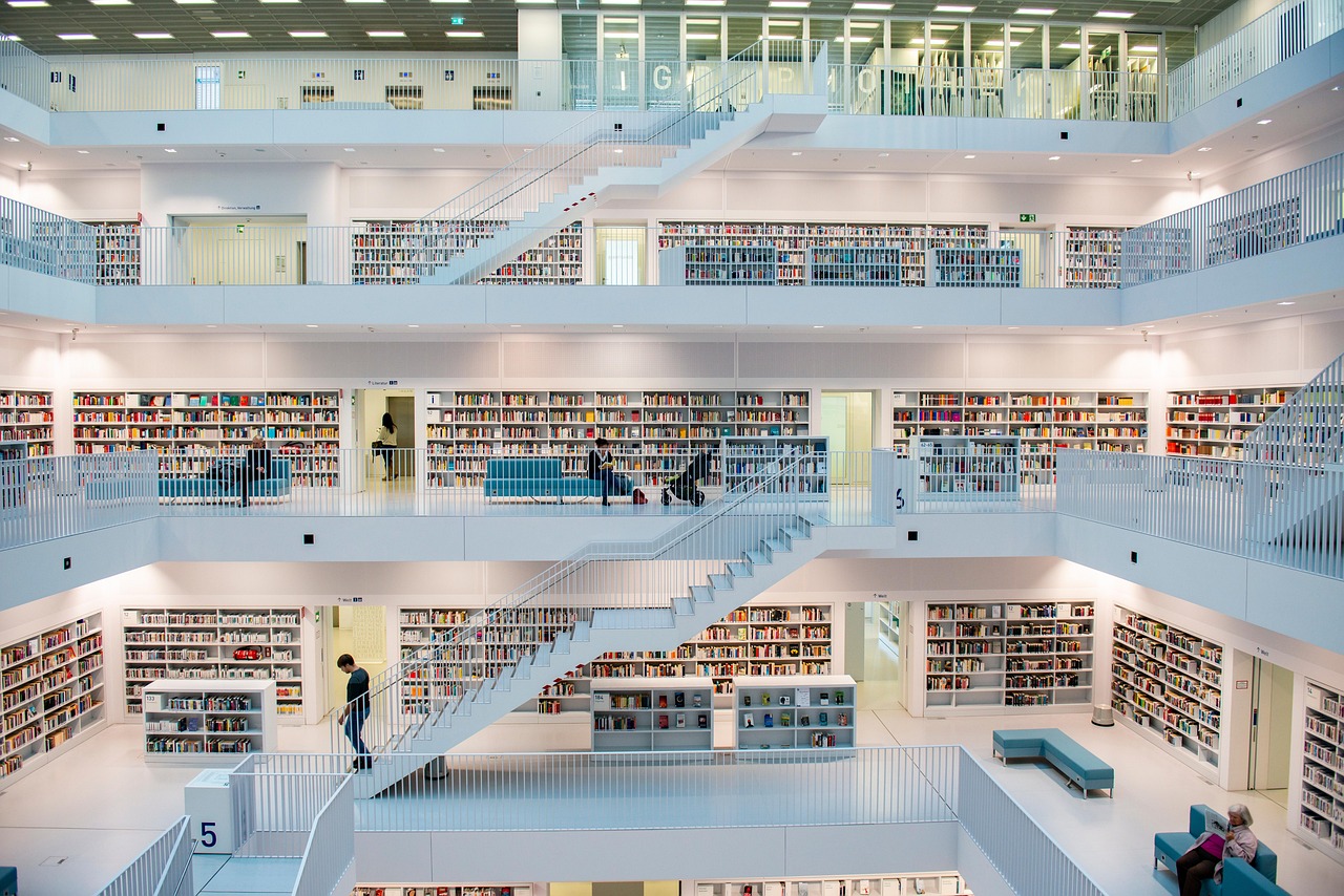 Library Architecture Books wallpaper
