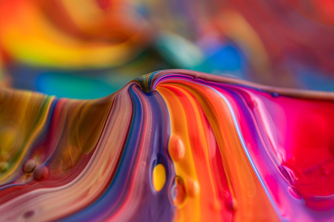 Mountain Colors Paint wallpaper