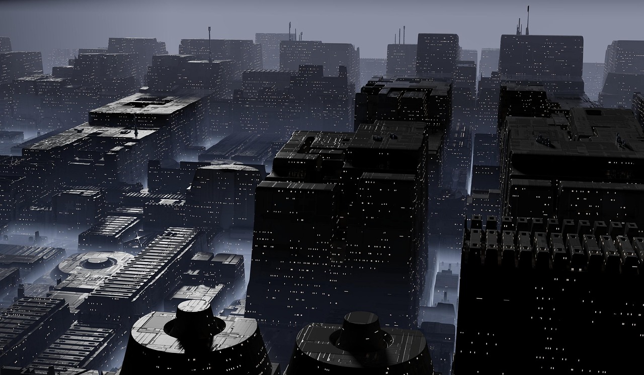 Sci-fi City Futuristic wallpaper