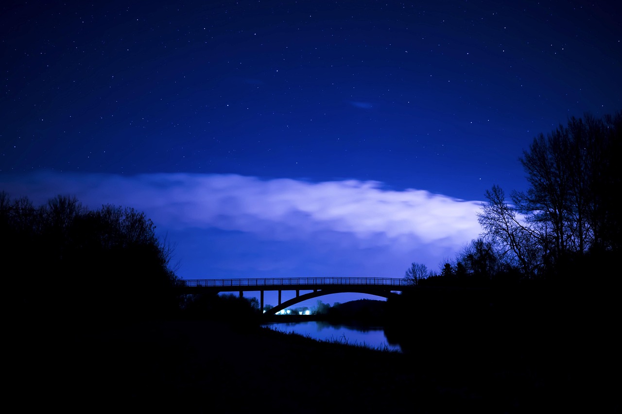 Starry Sky Night Shot Night Sky wallpaper