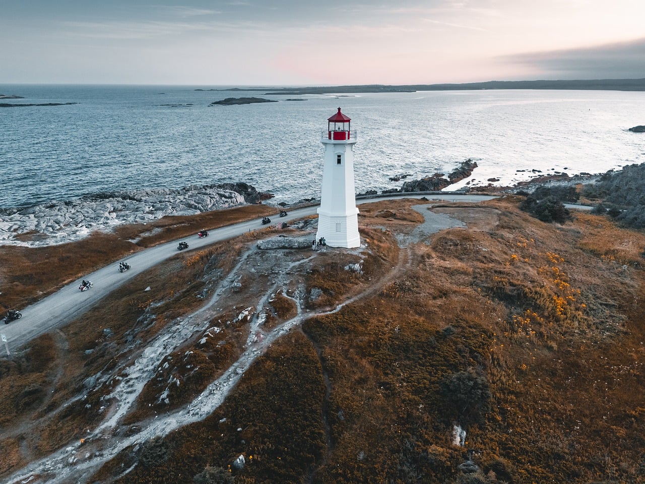 Lighthouse Landscape Canada wallpaper