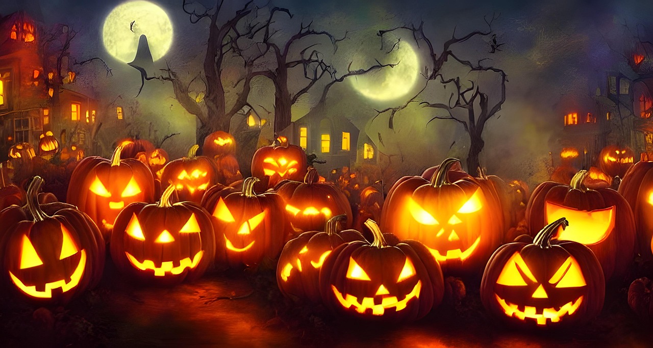 Pumpkins Night Gruesome wallpaper