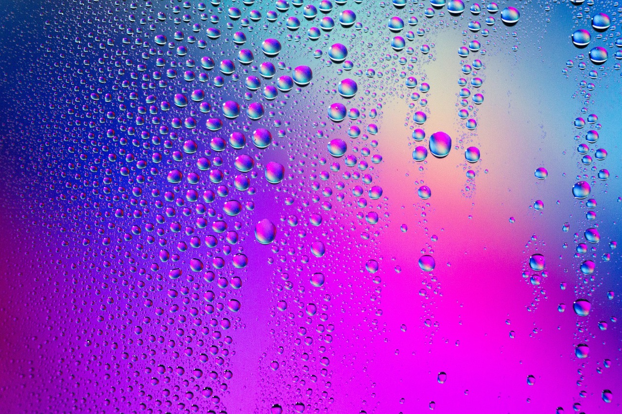 Water Drops Gradient Background wallpaper