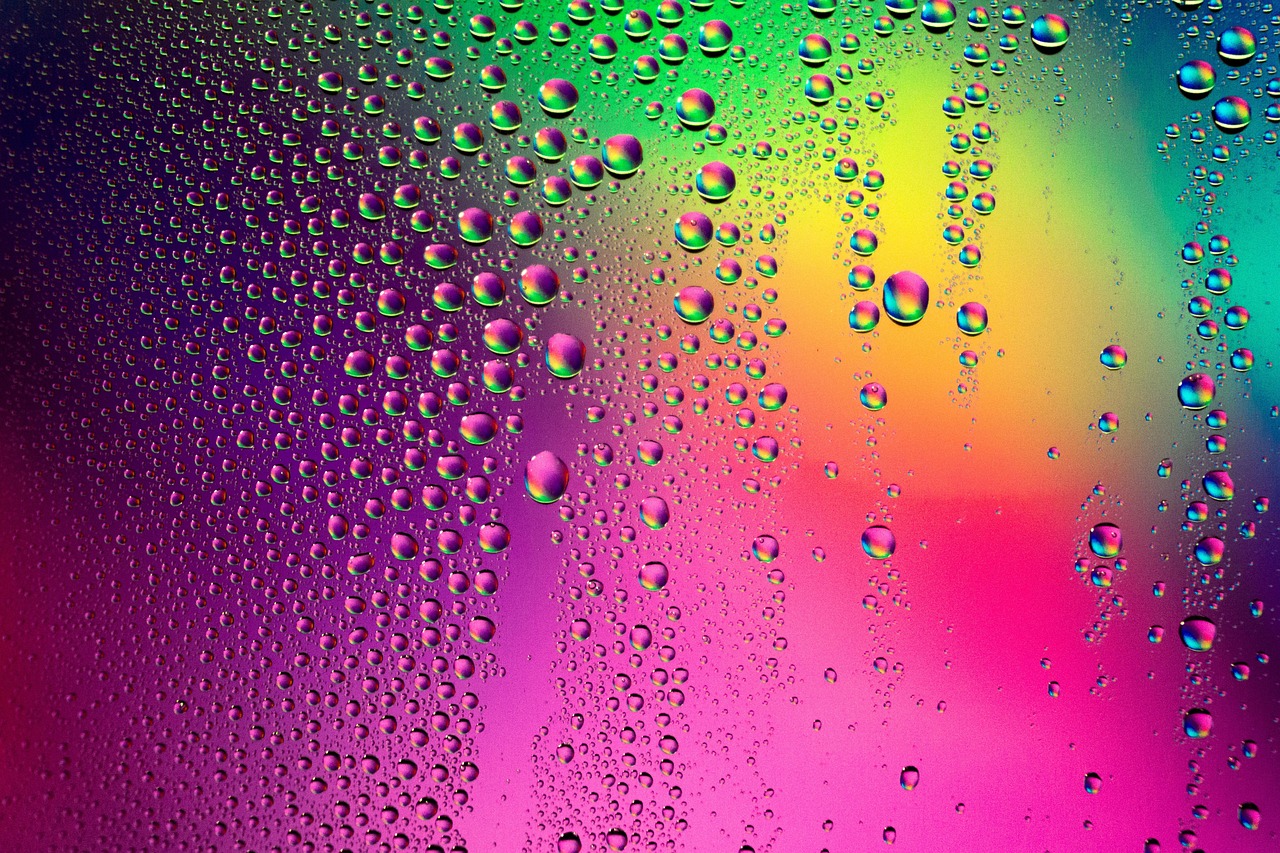 Water Drops Gradient Background wallpaper